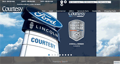 Desktop Screenshot of courtesyfordlincoln.com